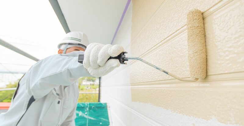 塗装工事　作業風景